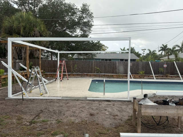 Pool Rescreening